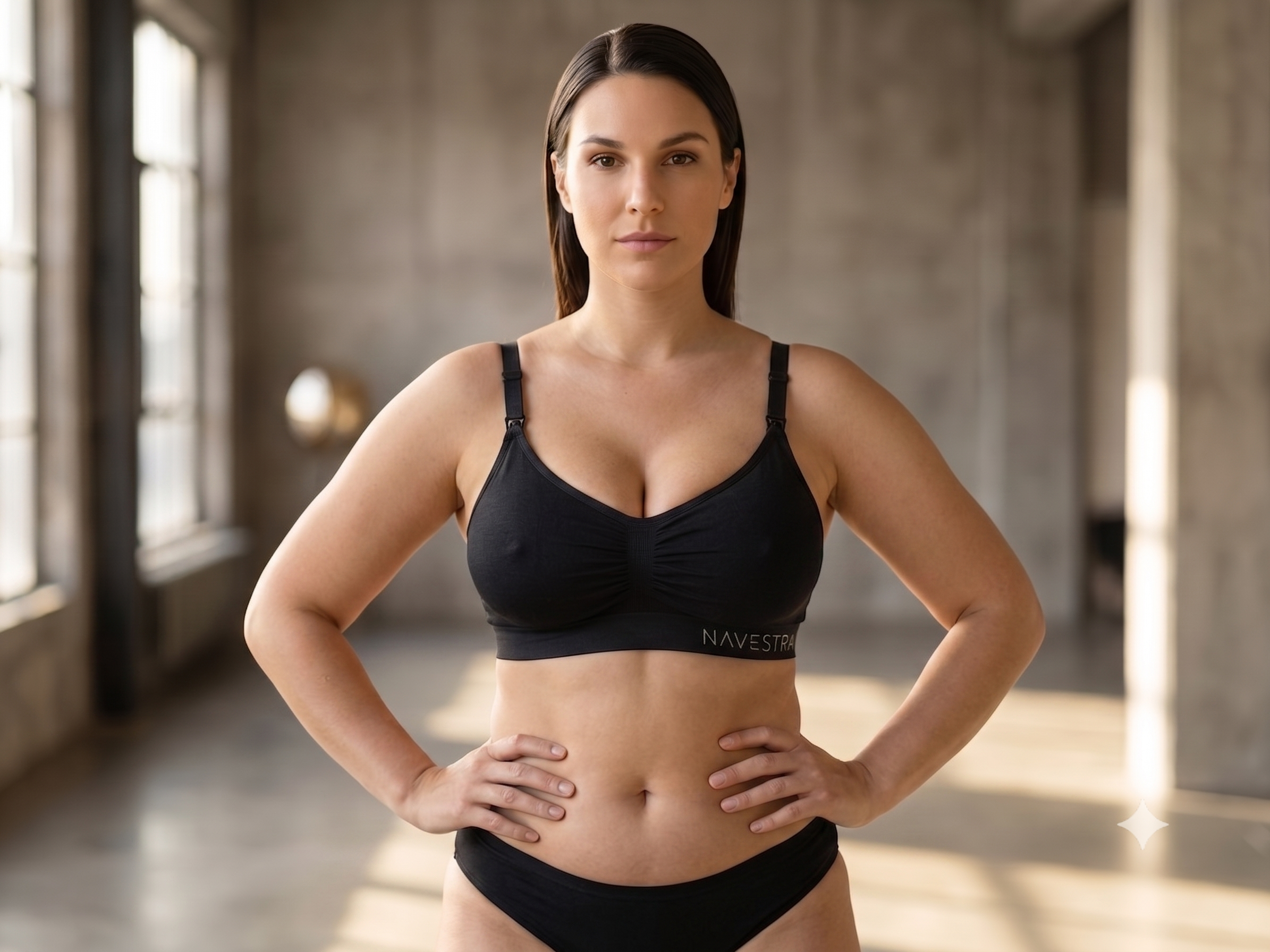 NAVESTRA Adaptive Fluid-Control Bra — Swiss-Engineered Leak-Proof Nursing Intimates